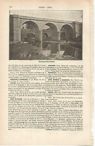 LAMINA ESPASA 31388: Rio Adaja en Avila