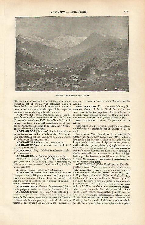LAMINA ESPASA 31397: Adelboden Suiza
