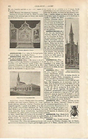 LAMINA ESPASA 31416: Colegio de las Adoratrices en Montevideo Uruguay