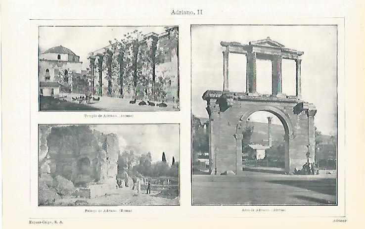 LAMINA ESPASA 31423: Arco de Adriano en Atenas