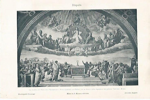 LAMINA ESPASA 31433: La disputa del Santisimo Sacramento en Roma