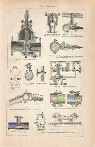 LAMINA ESPASA 31448: Maquinas para la distribucion de la electricidad