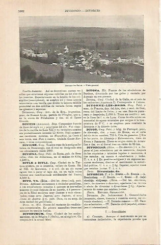 LAMINA ESPASA 31451: Divonne-les-Bains Francia