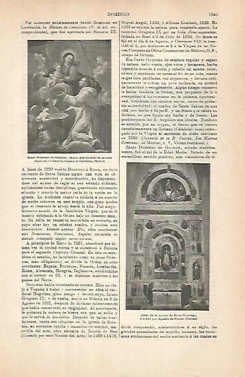 LAMINA ESPASA 31479: Santo Domingo de Guzman
