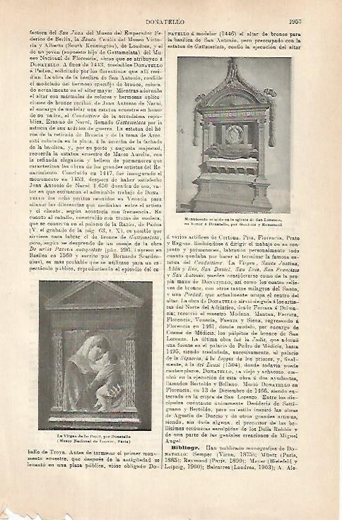 LAMINA ESPASA 31489: La Virgen de los Pazzi por Donatello