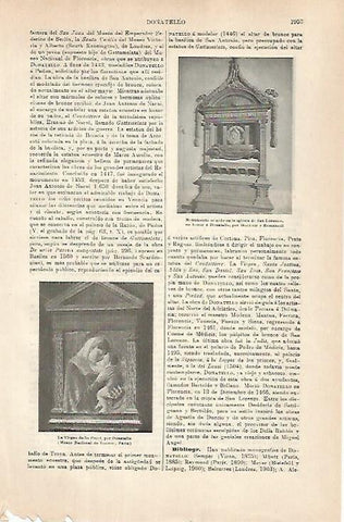 LAMINA ESPASA 31489: La Virgen de los Pazzi por Donatello