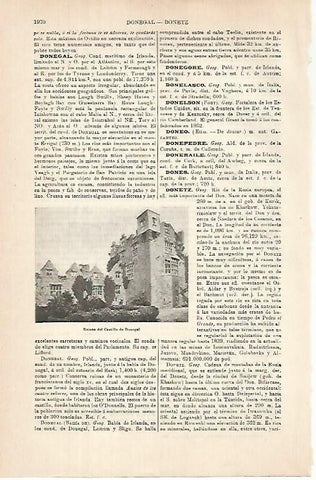 LAMINA ESPASA 31490: Ruinas del Castillo de Donegal Irlanda