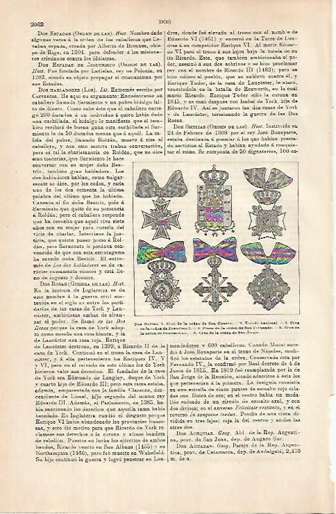 LAMINA ESPASA 31509: Cruces de Dos Sicilias