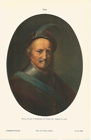 LAMINA ESPASA 31515: El padre de Rembrandt por Gerard Dou