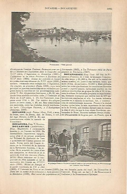 LAMINA ESPASA 31518: Vistadd e Douarnenez Francia