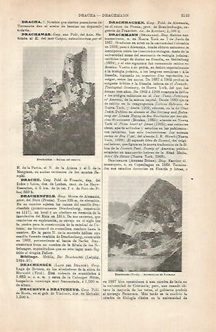 LAMINA ESPASA 31527: Castillo de Drachenfels Alemania