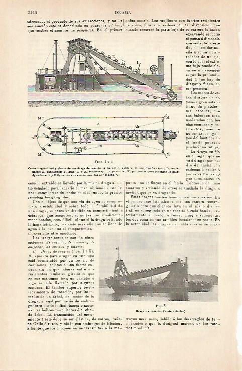 LAMINA ESPASA 31528: Corte de draga de rosario