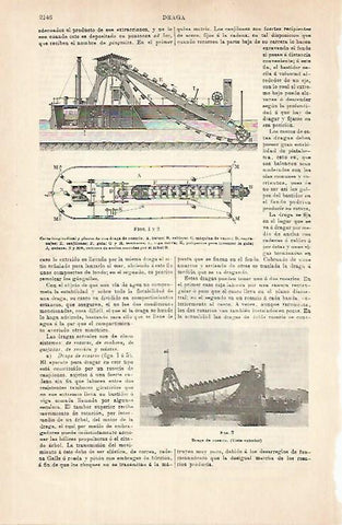 LAMINA ESPASA 31528: Corte de draga de rosario