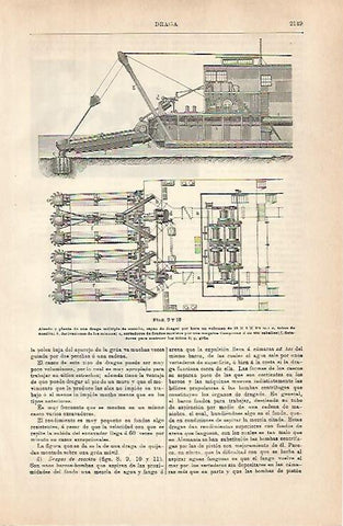 LAMINA ESPASA 31530: Draga multiple de succion