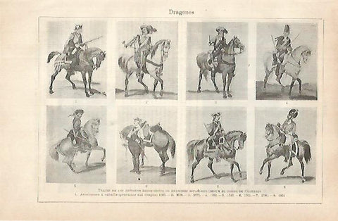 LAMINA ESPASA 31532: Trajes de los Dragones Españoles