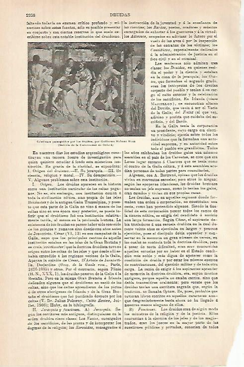 LAMINA ESPASA 31545: Cristianos perseguidos por los druidas por Hunt