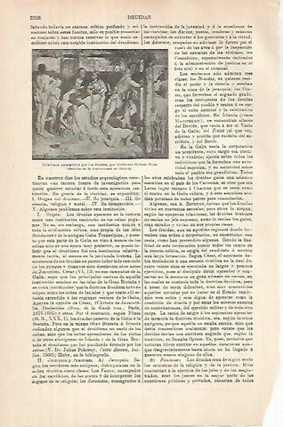LAMINA ESPASA 31545: Cristianos perseguidos por los druidas por Hunt