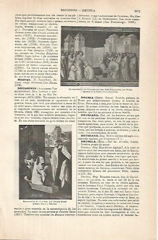 LAMINA ESPASA 31548: La resurreccion de Drusila por Giotto