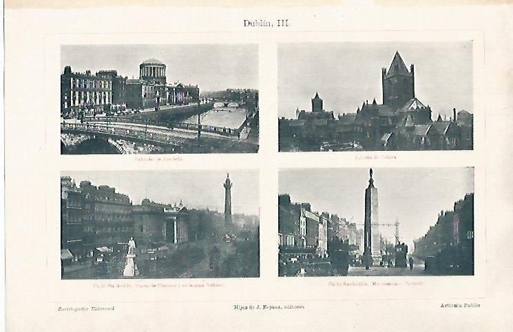 LAMINA ESPASA 31550: Edificios de Dublin