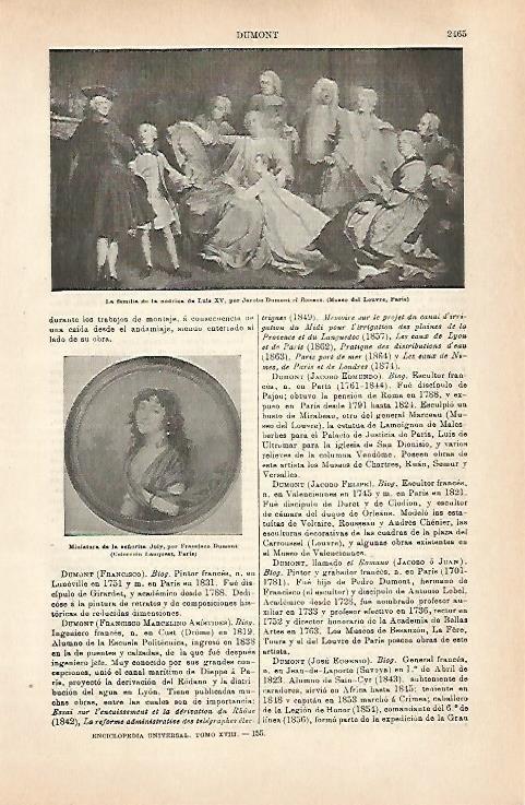 LAMINA ESPASA 31575: La familia de la nodriza de Luis XV por El Romano