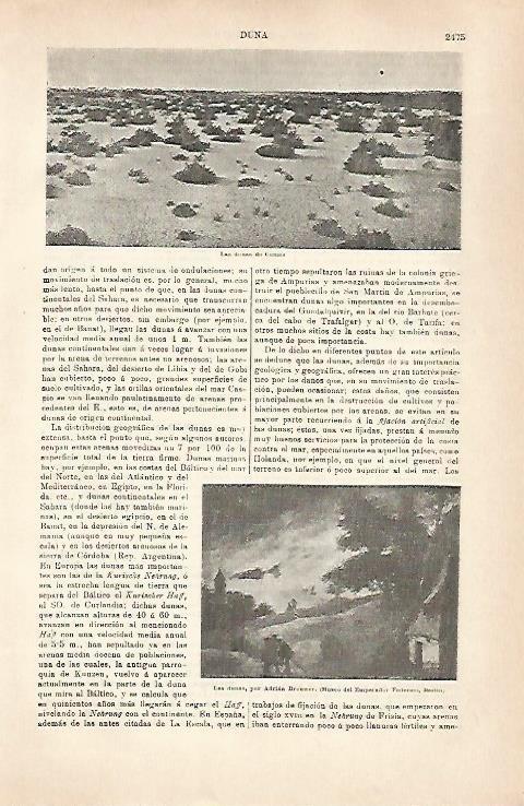 LAMINA ESPASA 31577: Dunas de Cumas