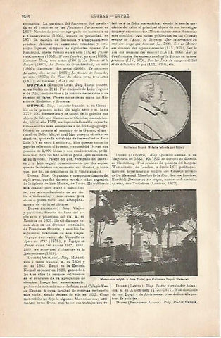 LAMINA ESPASA 31590: Medalla de G. Dupre
