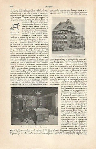 LAMINA ESPASA 31604: La casa de Durero en Nuremberg