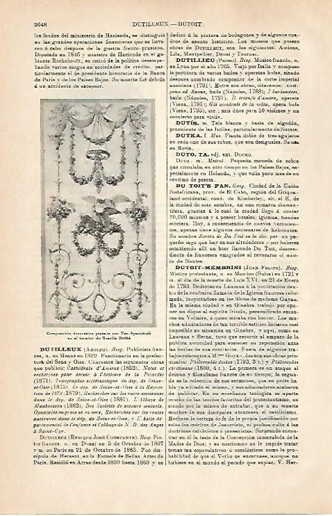 LAMINA ESPASA 31616: Composicion decorativa de Von Spaendock