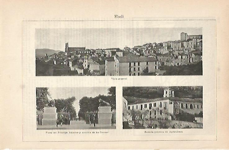 LAMINA ESPASA 31636: Vistas de Eboli Italia