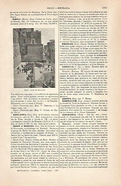 LAMINA ESPASA 31637: Calle de Eboli Italia