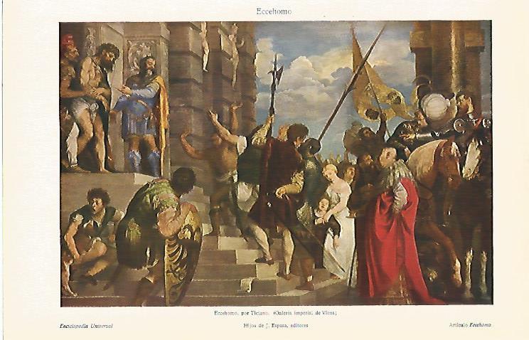 LAMINA ESPASA 31642: Eccehomo por Tiziano