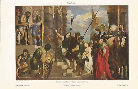 LAMINA ESPASA 31642: Eccehomo por Tiziano