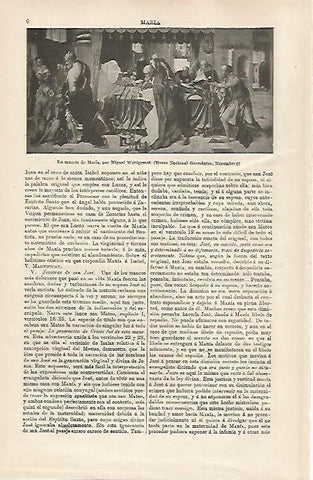 LAMINA ESPASA 31654: La muerte de Maria por M. Wohlgemunt