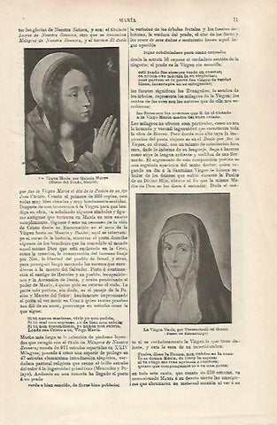 LAMINA ESPASA 31657: La Virgen Maria por El Greco 