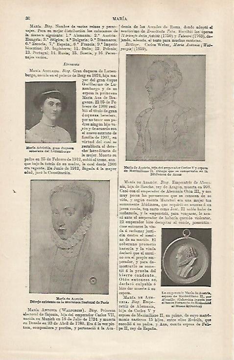 LAMINA ESPASA 31661: Maria de Austria