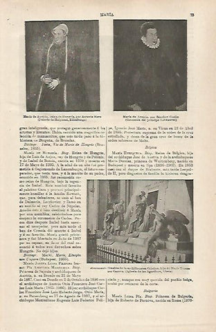 LAMINA ESPASA 31665: Maria de Austria reina de Hungriaa