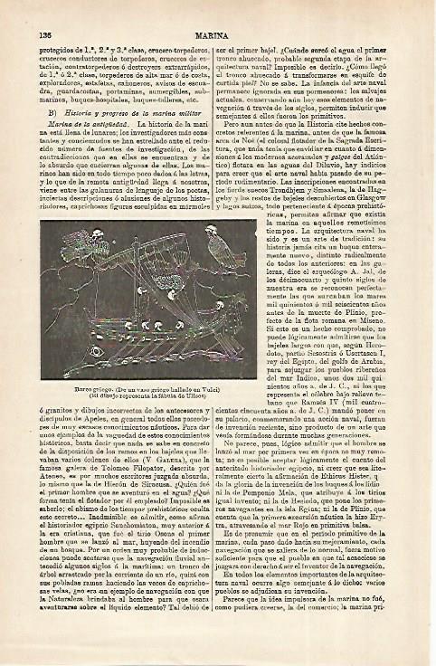 LAMINA ESPASA 31680: Barco griego