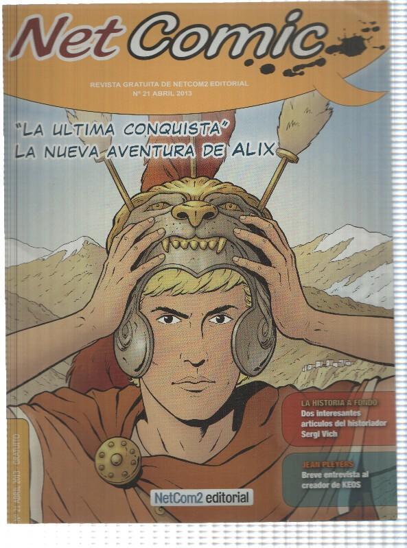 NetComic num 23 junio 2013. Nueva trilogia-Miss Octubre, Nuevo comic: en la prox. revista Dampierre de Yves Swolfs