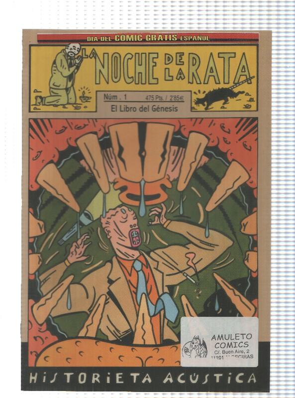 Comic: La noche de la rata num 1 - El libro del Genesis. Produccion de El Hombre Hoja 