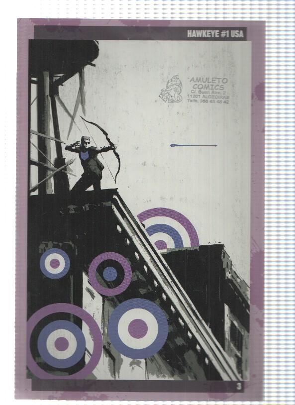 Hawkeye num 1 USA. Parece un avance de dicho numero