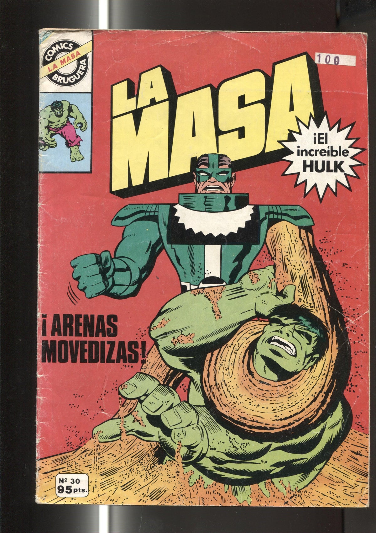 Comics Bruguera : La Masa numero 30 (numerado 1 en trasera)
