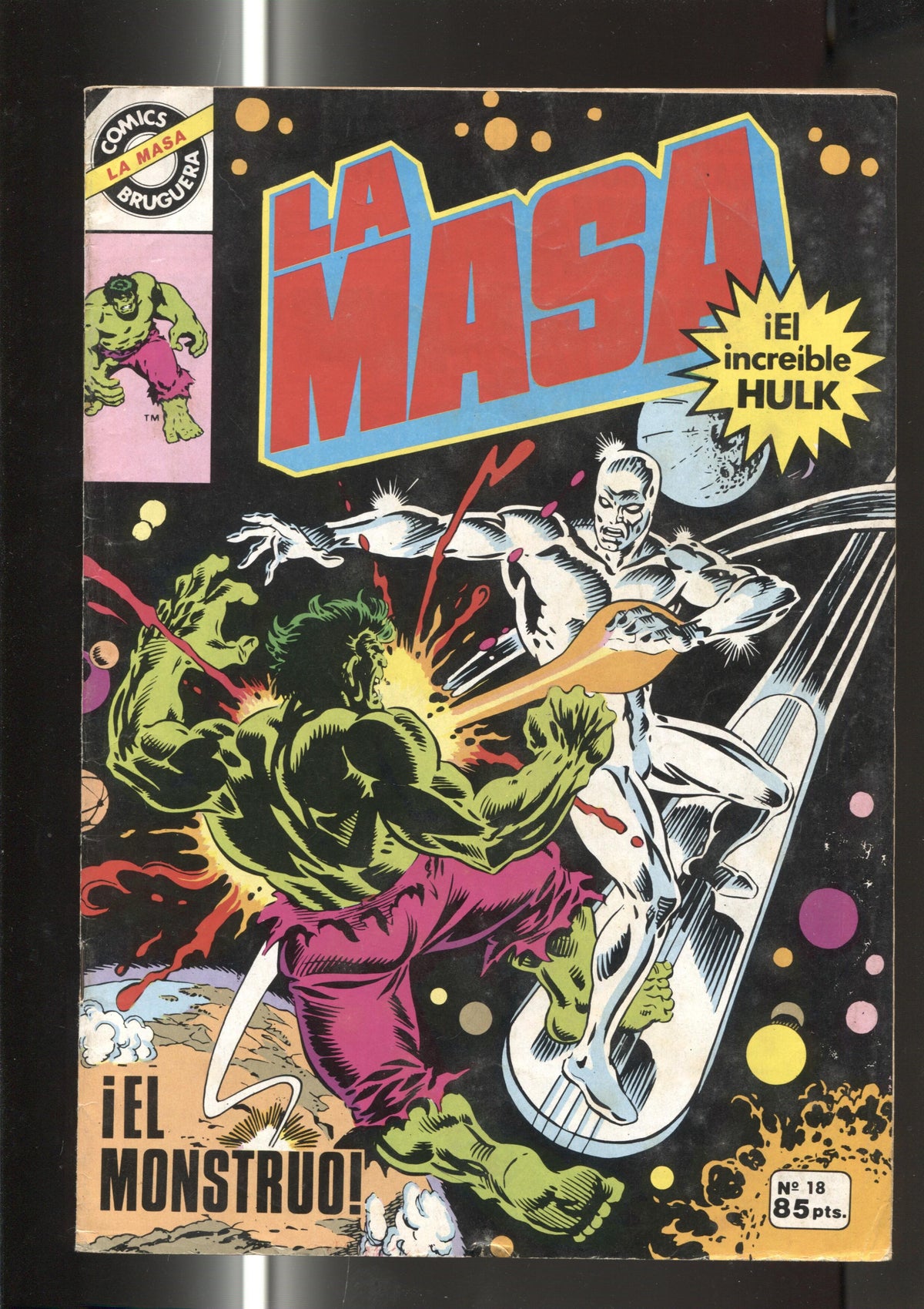 Comics Bruguera : La Masa numero 18 (numerado 4 en trasera)