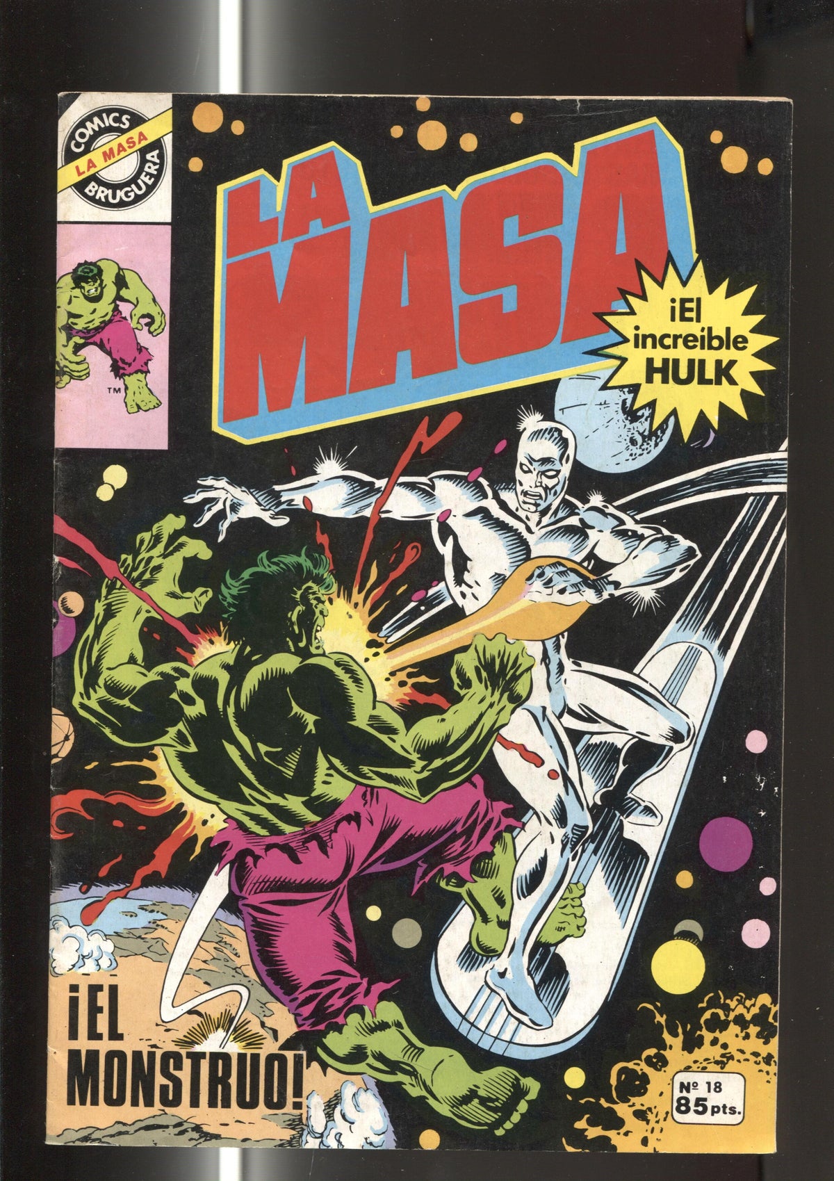 Comics Bruguera : La Masa numero 18 (numerado 3 en trasera)