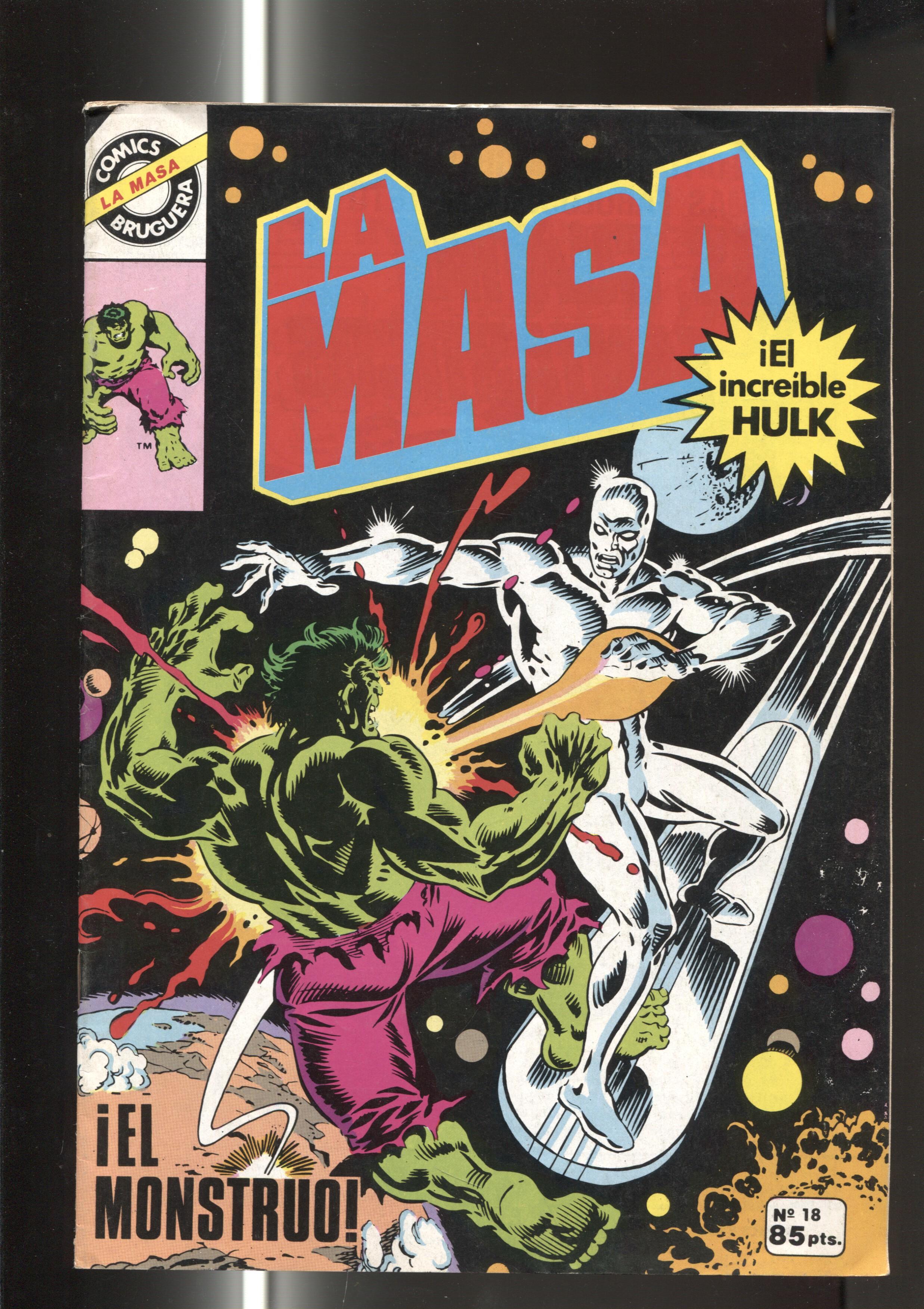 Comics Bruguera : La Masa numero 18 (numerado 1 en trasera)