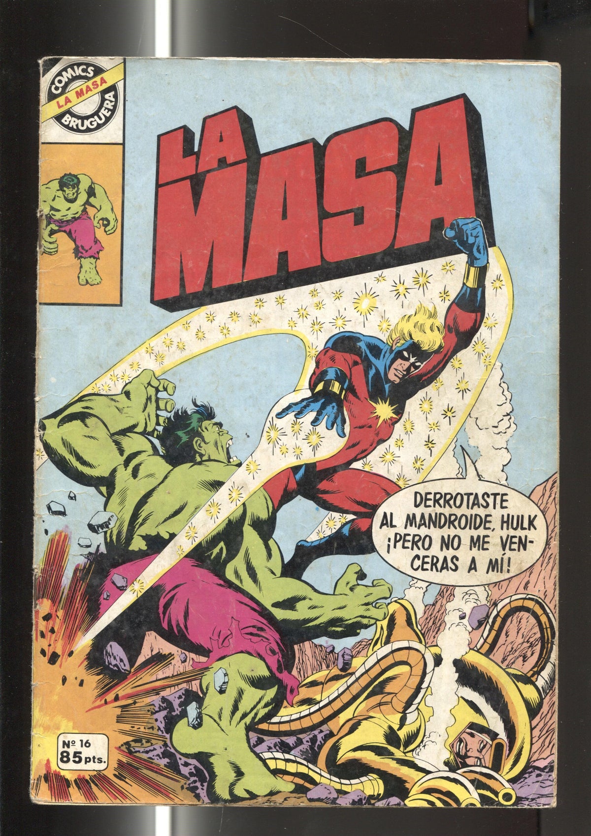 Comics Bruguera : La Masa numero 16 (numerado 4 en trasera)
