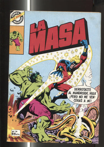 Comics Bruguera : La Masa numero 16 (numerado 2 en trasera)