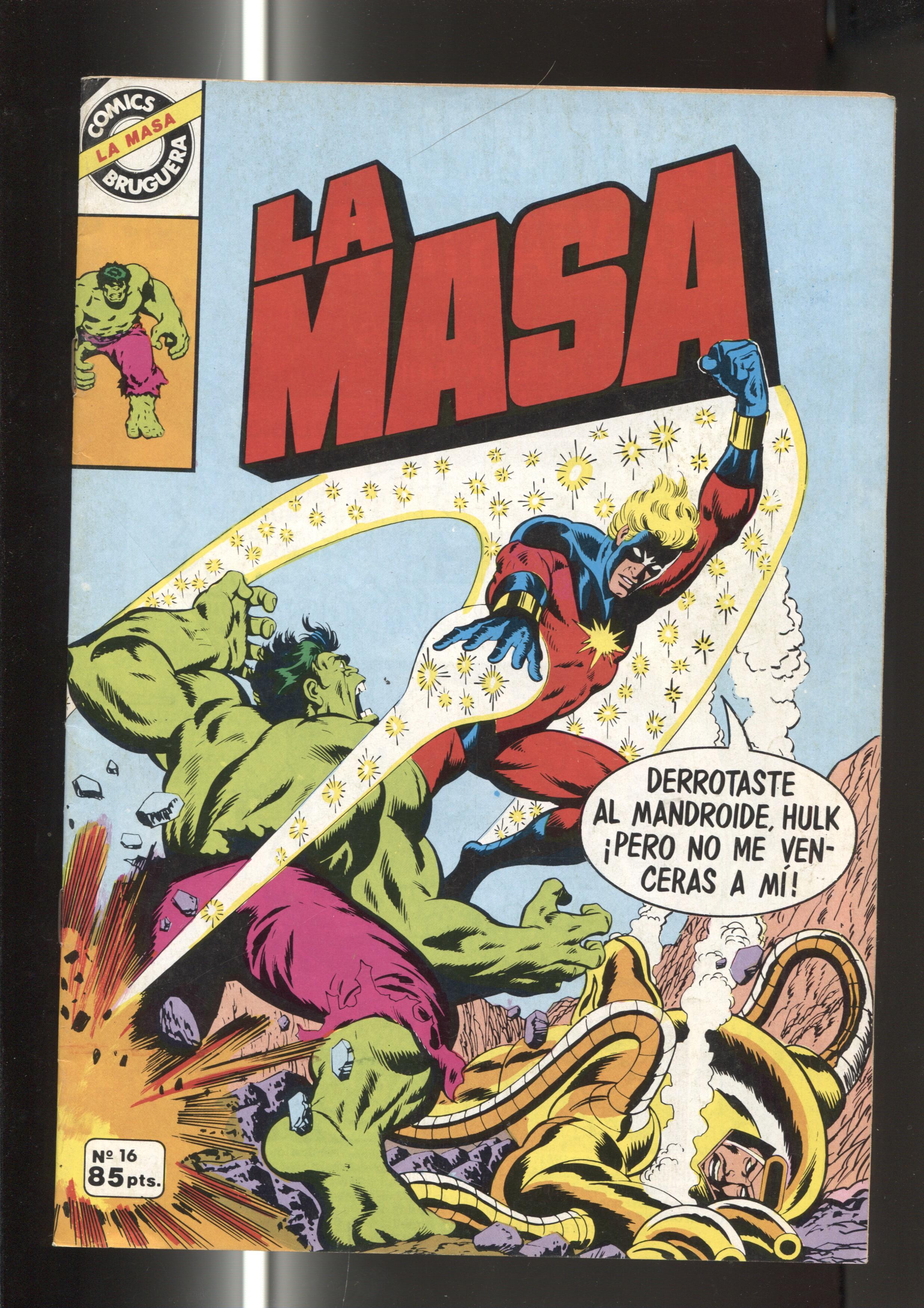 Comics Bruguera : La Masa numero 16 (numerado 1 en trasera)