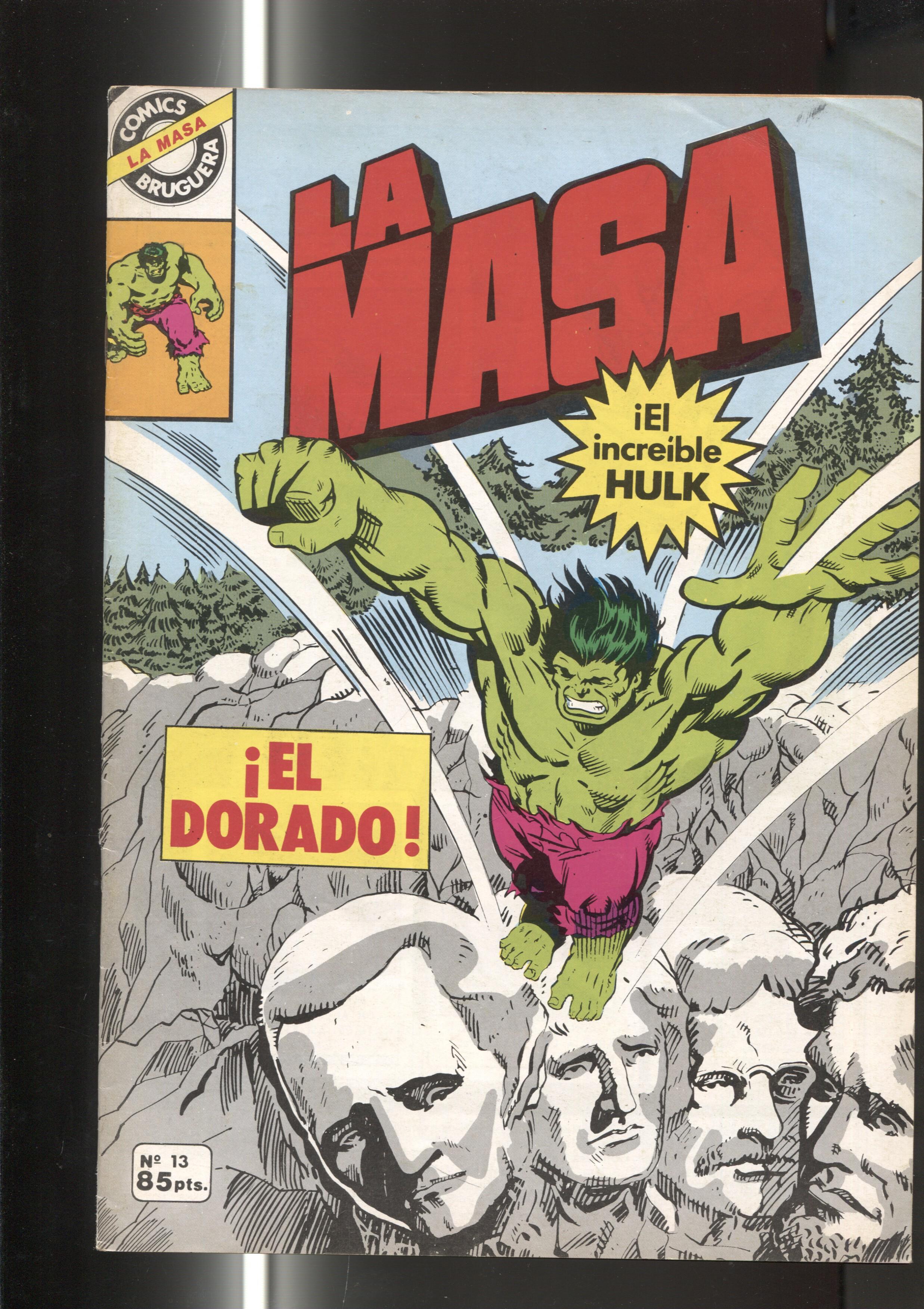 Comics Bruguera : La Masa numero 13 (numerado 1 en trasera)