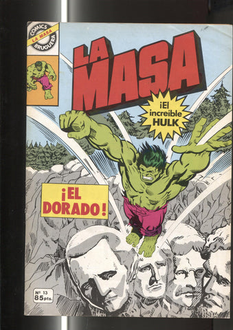 Comics Bruguera : La Masa numero 13 (numerado 1 en trasera)