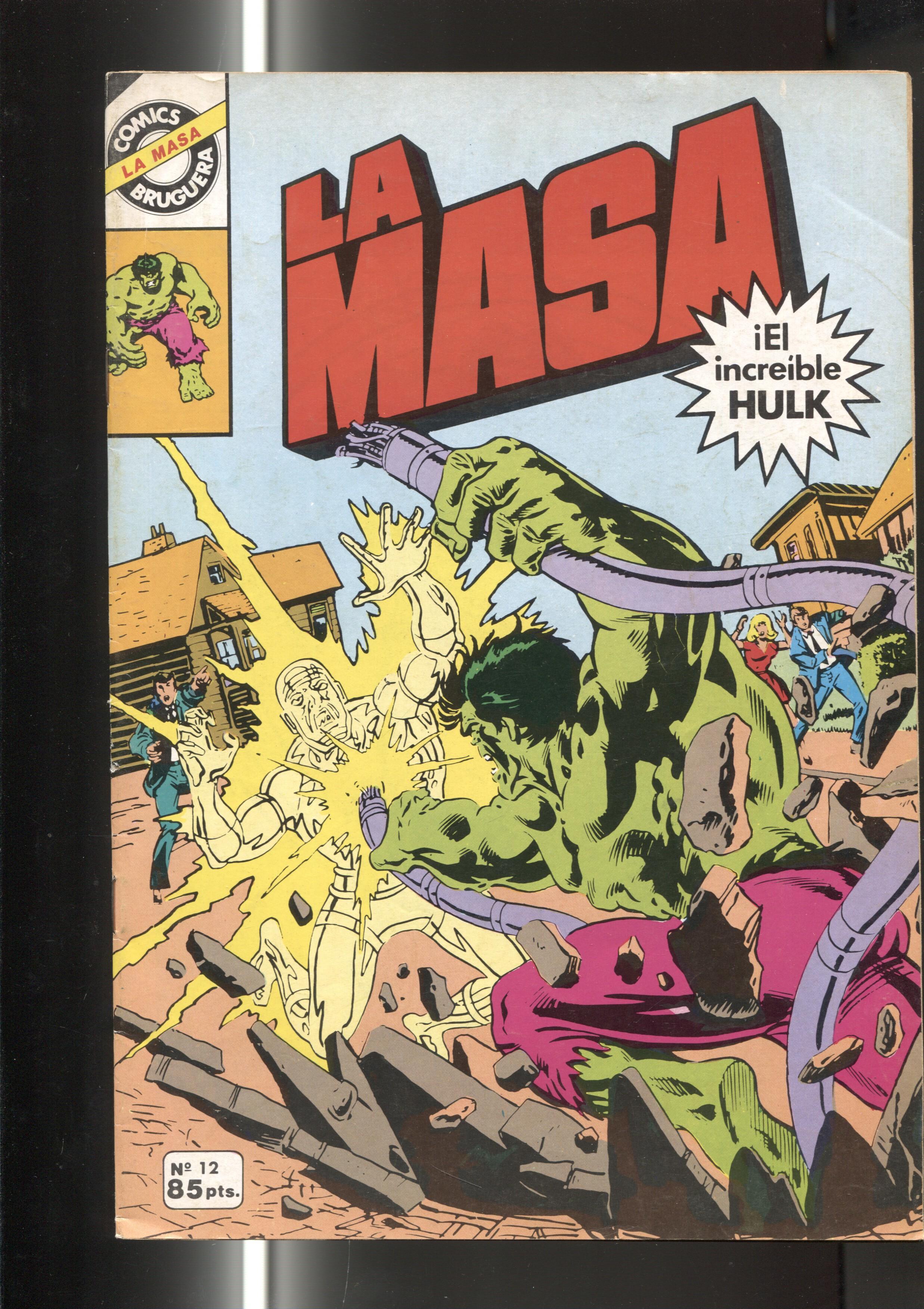 Comics Bruguera : La Masa numero 12 (numerado 4 en trasera)